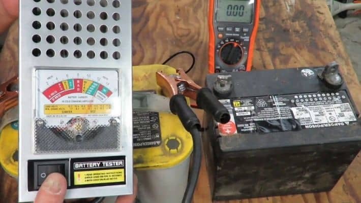 Visual Inspection Of The Lawnmower Battery