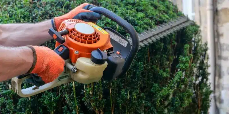 Holding and Operating the Trimmer